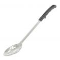 Basting Spoon Slotted 1.2mm Black Handle 11"