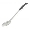 Basting Spoon Perforated 1.2mm Black Handle 15"