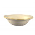 Grapefruit Dish #1 Gold Band 11oz 6 3/4"