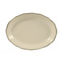 Oval Platter #6 Black Band 9 5/8"