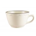 Cup Tall Black Band 7oz 3 3/4"