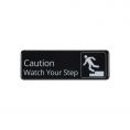 9"x3"H Compliance Sign "Caution Watch Your Step"