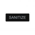 9"x3"H Compliance Sign "Sanitize"