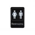 6"x9"H Compliance Sign "Restrooms"
