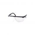 General Purpose Safety Glasses w/ Black Frame & Clear Lens, 10-PC/Pack