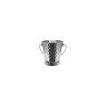 Serving Pail w/ Handle Stainless Steel Mini Hammered 3"Dia x 3-1/8"H
