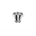 Serving Pail w/ Handle Stainless Steel Mini Smooth 4"Dia x 3-3/4"H