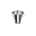 Serving Pail w/ Handle Stainless Steel Mini Smooth 5"Dia x 5"H