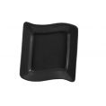 Square Plate Black 6 3/4"