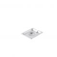 1/6 Size Notched Cover for Steam Table Pan