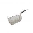 Fry Basket Nickel-Plate 11x 5-3/4x4-3/8" with Front Hook Black Handle