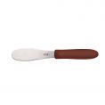 3-7/8" Blade Stainless Steel Serrated Spreader Brown Plastic Handle