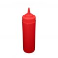 12 oz. Wide-Mouth Squeeze Bottle, Red, 6-PC/Pack