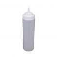24 oz. Wide-Mouth Squeeze Bottle, Clear, 6-PC/Pack