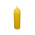 24oz. Wide-Mouth Squeeze Bottle, Yellow, 6-PC/Pack