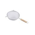 Single Mesh Strainer SS with Wood Handle 8"Dia