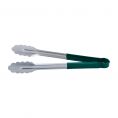 12" Stainless Steel Tong w/ Green Handle