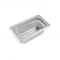 1/9 Size 2-1/2"H Anti-Jam Steam Table Pan 22 Gauge