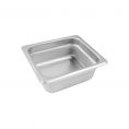 1/6 Size 2-1/2"H Anti-Jam Steam Table Pan 22 Gauge