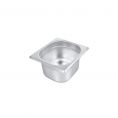 1/6 Size 4"H Anti-Jam Steam Table Pan 22 Gauge