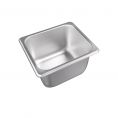 1/6 Size 4" H Standard Steam Table Pan 25 Gauge
