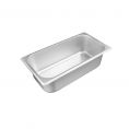 1/3 Size 4" H Standard Steam Table Pan 25 Gauge