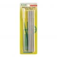 Reusable Stainless Steel Straw Straight 1/4"Dia x 8-1/2"L 5-PC/Pack