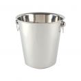 Stainless Steel Wine Bucket with Hanging Hdl