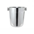 Stainless Steel Wine Bucket W/ Knob Handle 8 QT.