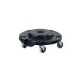 Trash Can Dolly Round Black 18" for TCNC/IBSC Series
