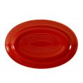 Oval Platter Red 11 3/4"