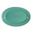 Oval Platter Green 13 5/8"