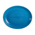 Coupe Oval Platter Peacock 12 3/4"