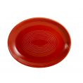 Coupe Oval Platter Red 12 3/4"