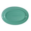Oval Platter Green 9 5/8"