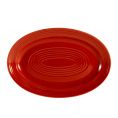 Oval Platter Red 9 5/8"