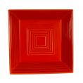 Square Bowl Red 42oz 8"