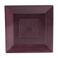 Square Plate Plum 10"