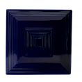 Square Plate Cobalt Blue 8"
