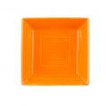 Square Plate Tangerine 8"