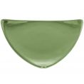Triangular Flat Plate Green 10 1/2"