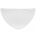 Triangular Flat Plate White 10 1/2"