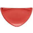 Triangular Flat Plate Red 11 1/2"