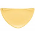 Triangular Flat Plate Yellow 12 1/2"
