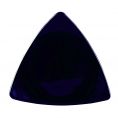 Triangular Flat Plate Blue 7"