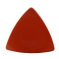 Triangular Flat Plate Red 7"