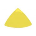 Triangular Flat Plate Yellow 8 1/2"