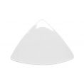 Triangular Flat Plate White 8 1/2"