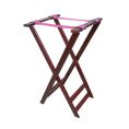 Tray Stand Wooden 32-1/4"H Mahogany