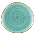 Plate Turquoise 10 3/8"